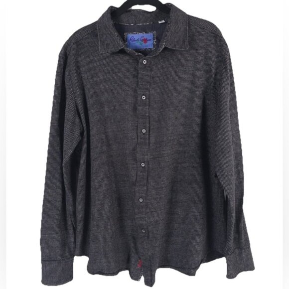ROBERT GRAHAM CLASSIC FIT Knowledge Wisdom Truth LS Gingham Button Shirt‎ MEDIUM - Picture 1 of 13